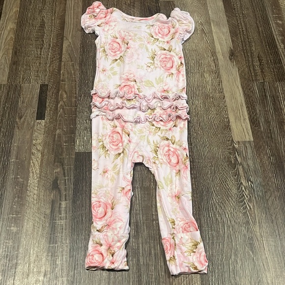 Bums & Roses Ruffled Romper - Picture 2 of 3